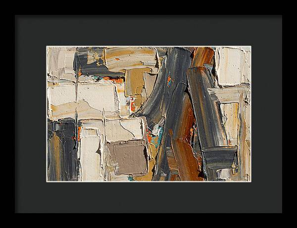 Abstract Minimalist Palette Knife Composition