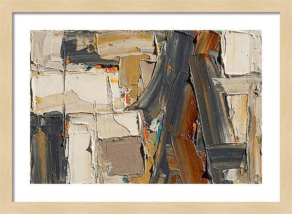 Abstract Minimalist Palette Knife Composition