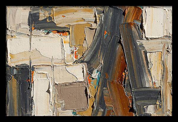 Abstract Minimalist Palette Knife Composition