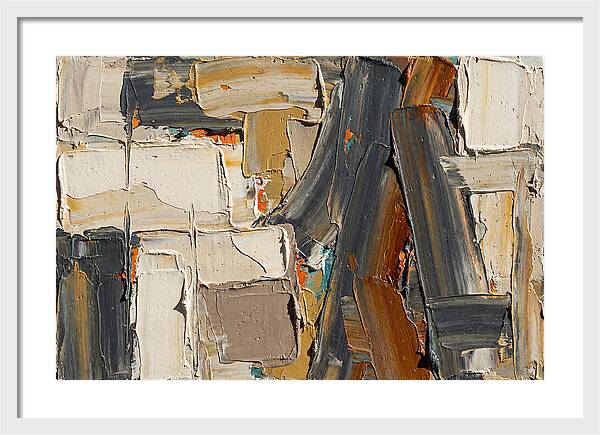 Abstract Minimalist Palette Knife Composition