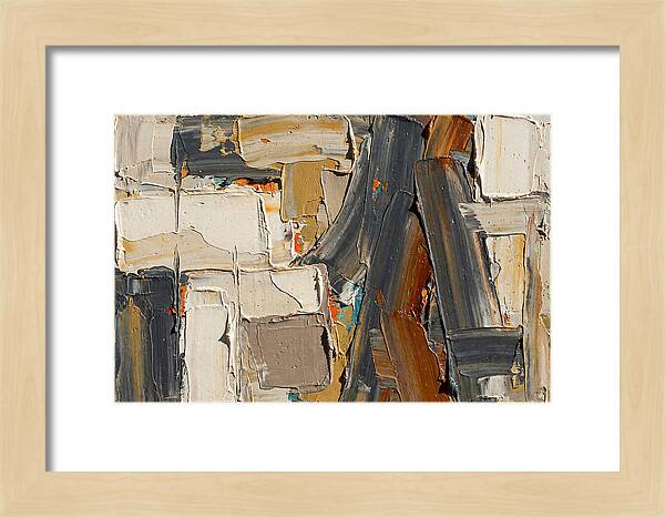 Abstract Minimalist Palette Knife Composition