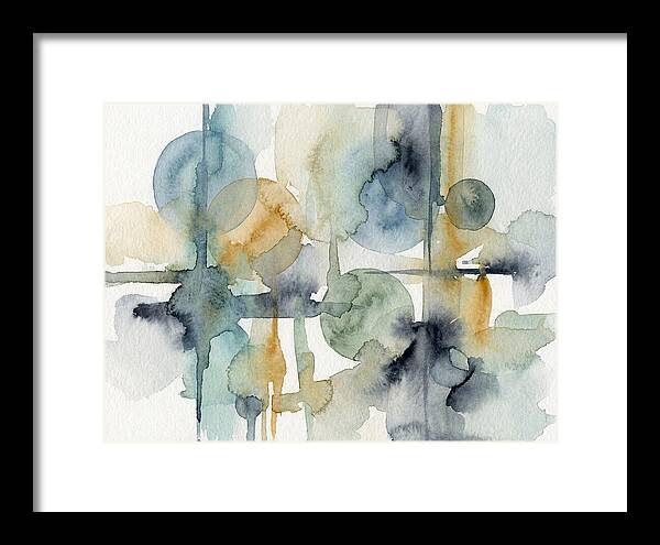 Abstract Minimalist Watercolor Composition
