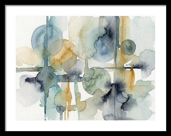 Abstract Minimalist Watercolor Composition