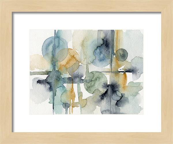 Abstract Minimalist Watercolor Composition