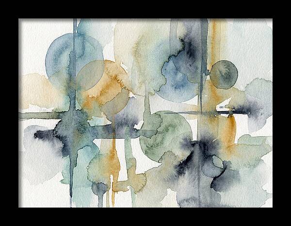 Abstract Minimalist Watercolor Composition