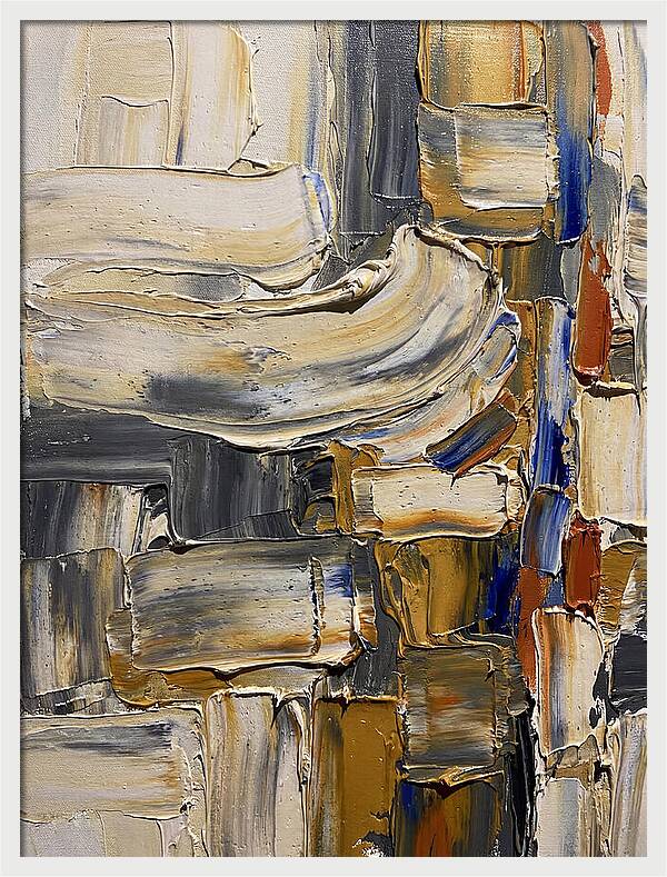 Abstract Motion In Palette Knife