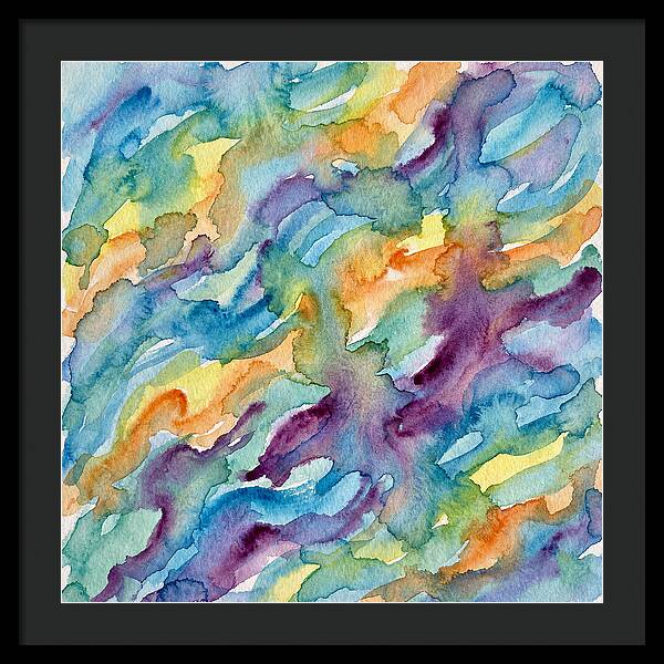 Abstract Motion In Watercolor