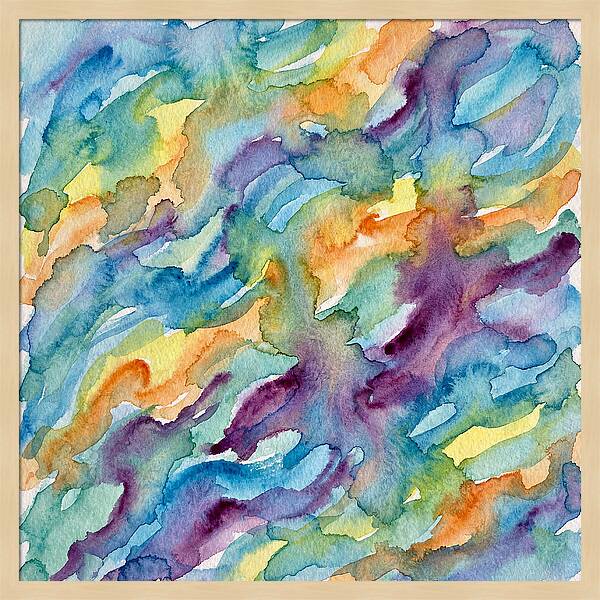 Abstract Motion In Watercolor