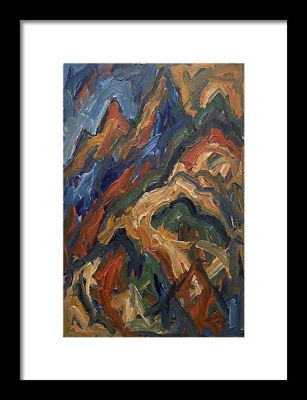 Abstract Mountain Landscape