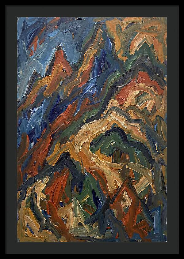 Abstract Mountain Landscape