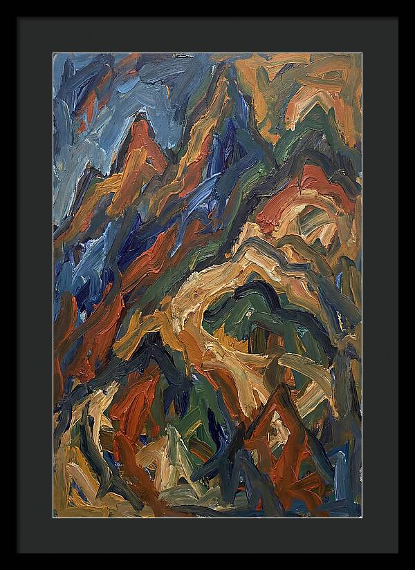 Abstract Mountain Landscape