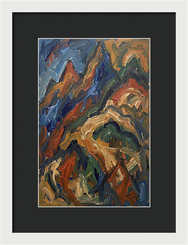 Abstract Mountain Landscape