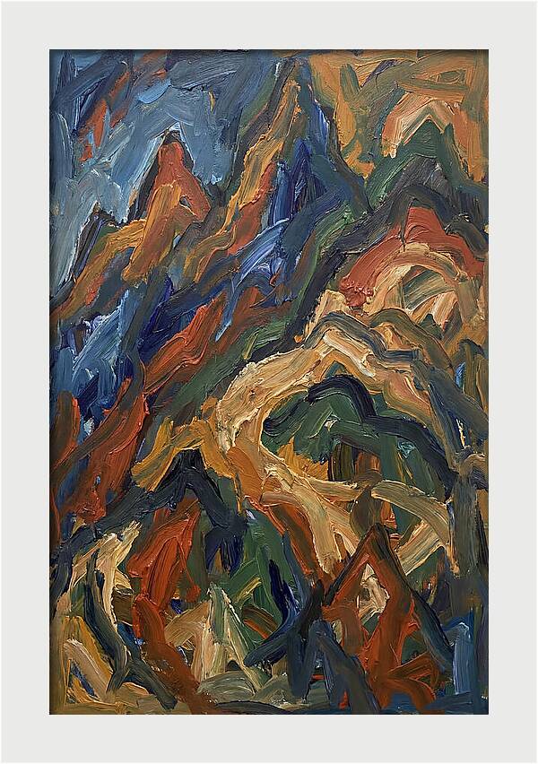 Abstract Mountain Landscape