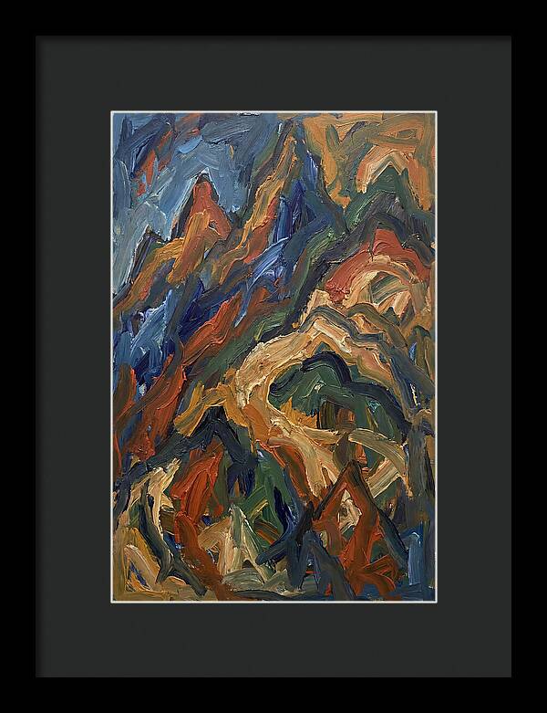 Abstract Mountain Landscape