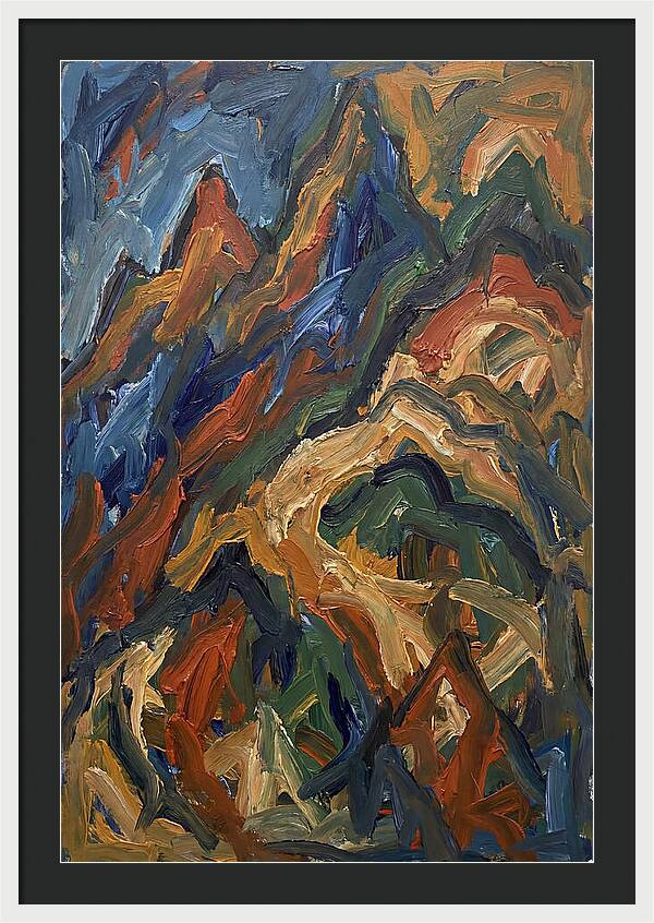 Abstract Mountain Landscape