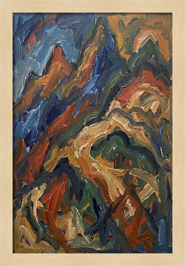 Abstract Mountain Landscape