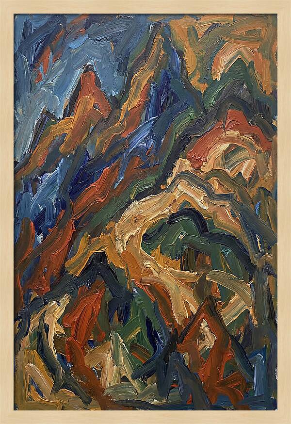Abstract Mountain Landscape