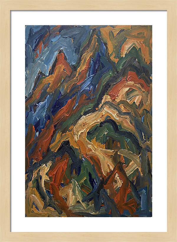 Abstract Mountain Landscape