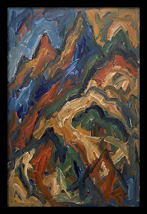 Abstract Mountain Landscape