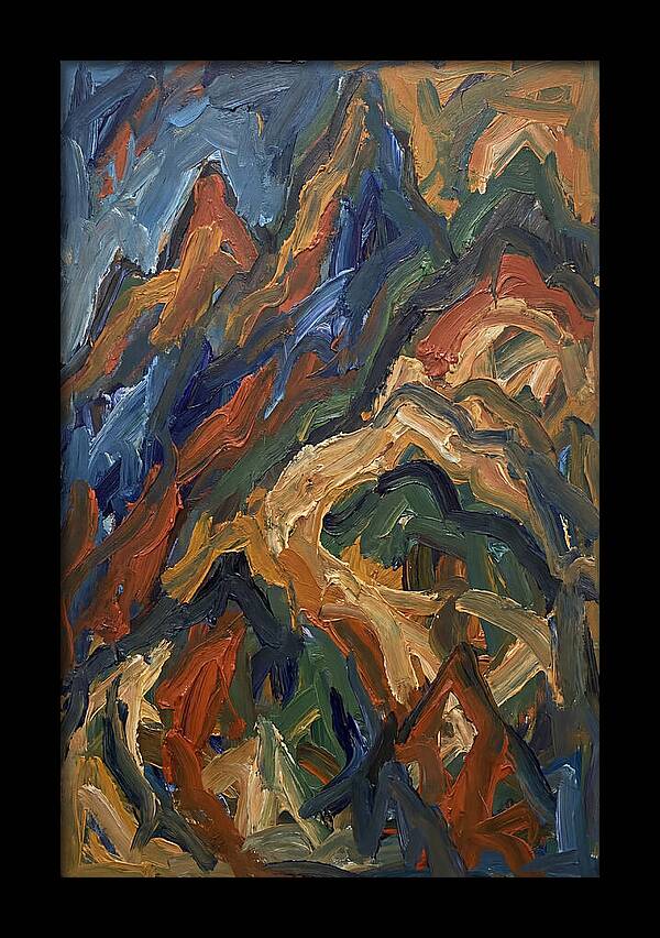 Abstract Mountain Landscape
