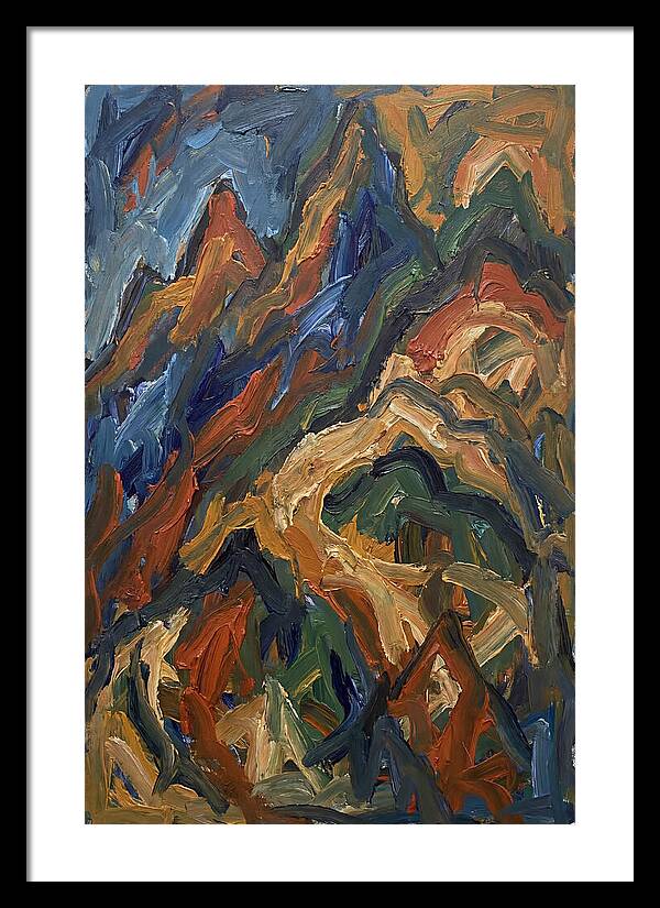 Abstract Mountain Landscape