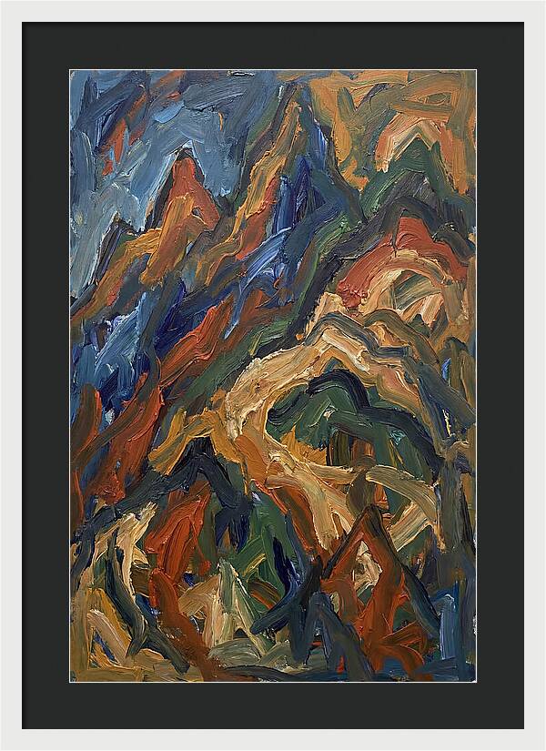 Abstract Mountain Landscape