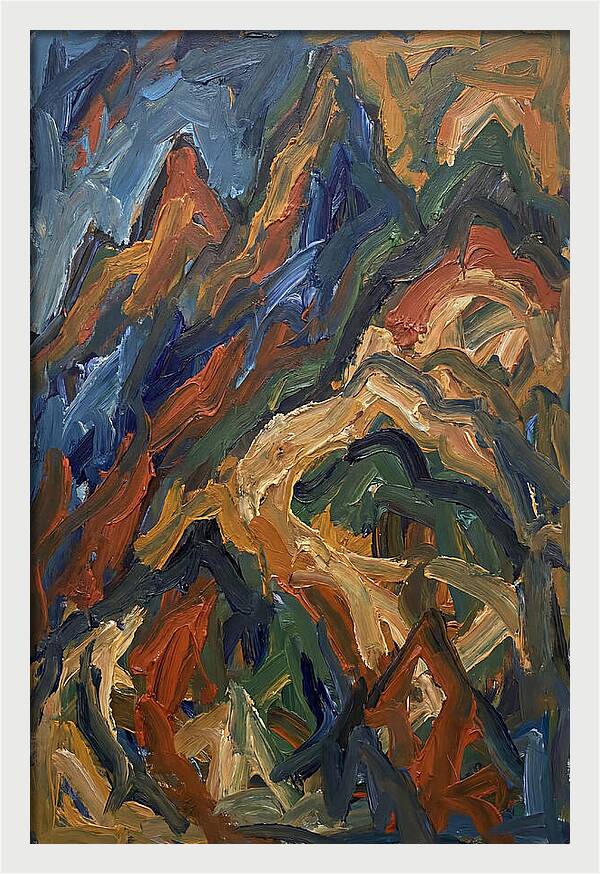 Abstract Mountain Landscape