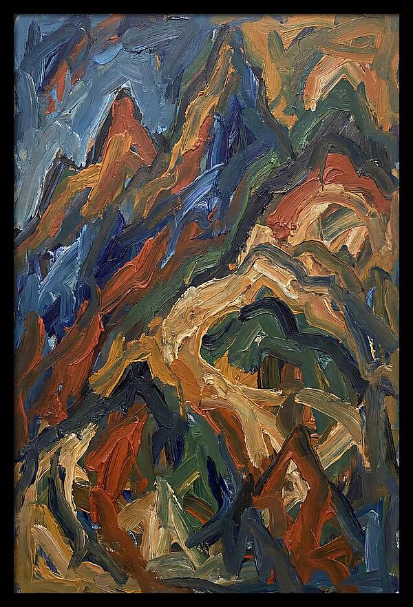 Abstract Mountain Landscape