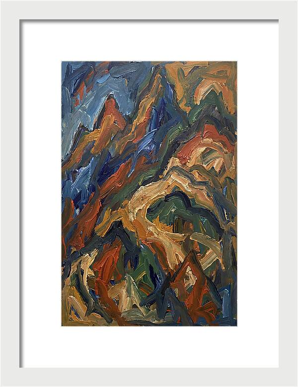 Abstract Mountain Landscape