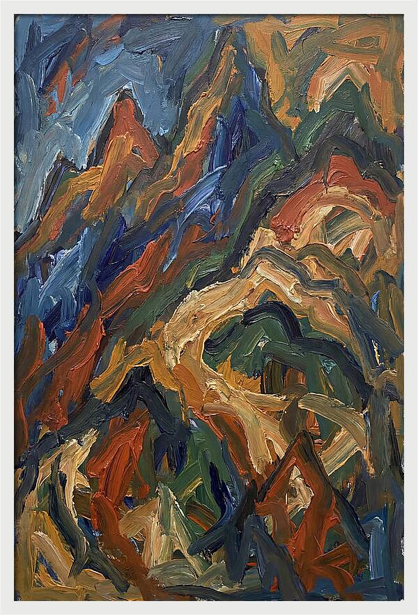 Abstract Mountain Landscape