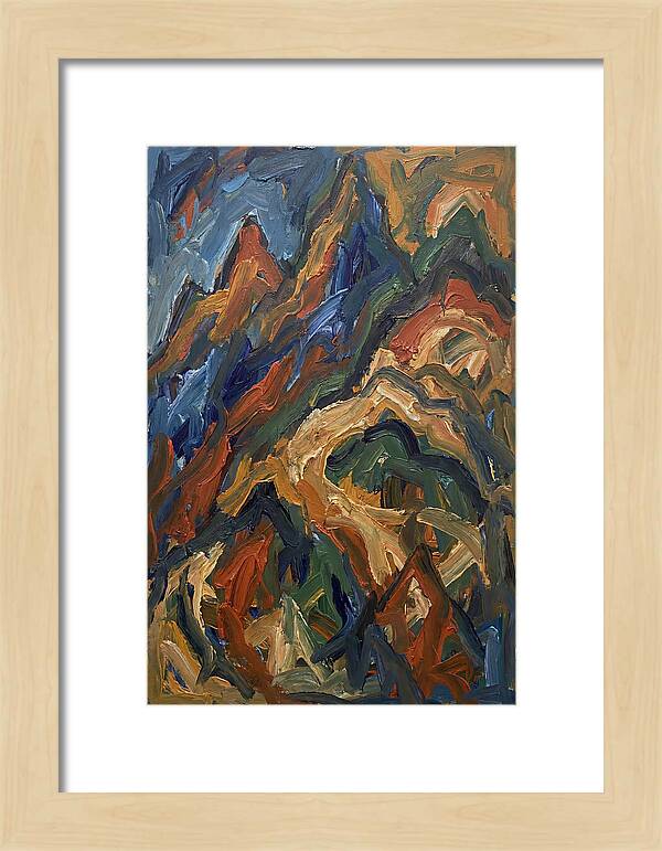 Abstract Mountain Landscape
