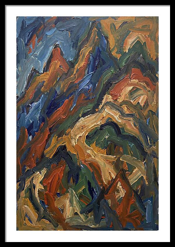 Abstract Mountain Landscape