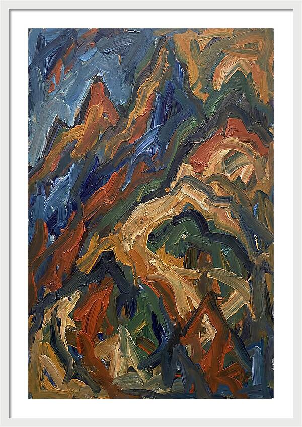 Abstract Mountain Landscape