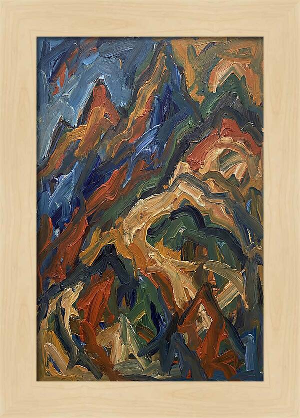 Abstract Mountain Landscape