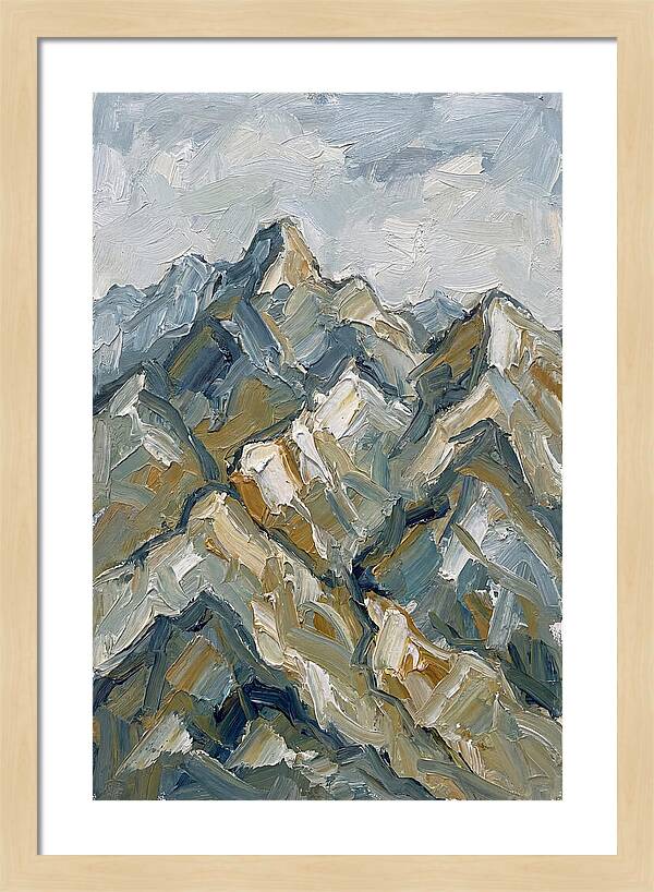 Abstract Mountain Majesty