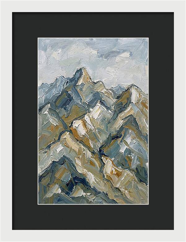 Abstract Mountain Majesty
