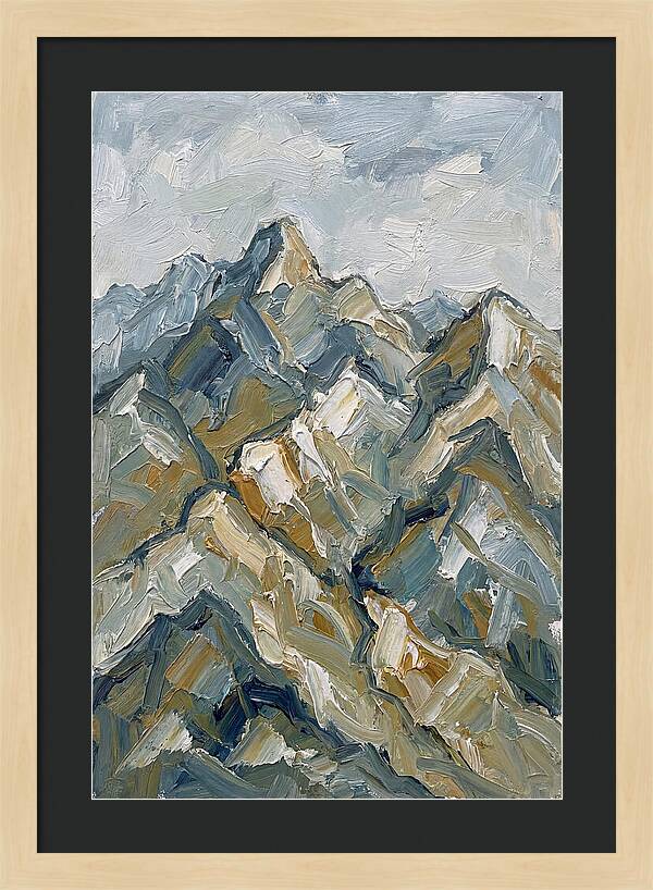 Abstract Mountain Majesty
