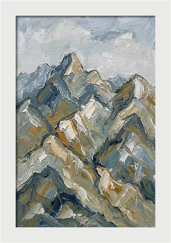 Abstract Mountain Majesty