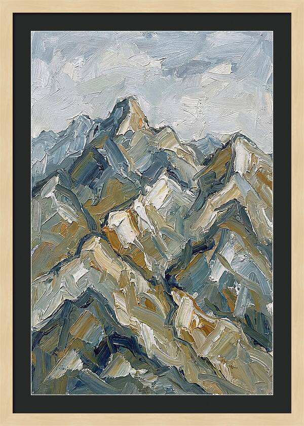 Abstract Mountain Majesty