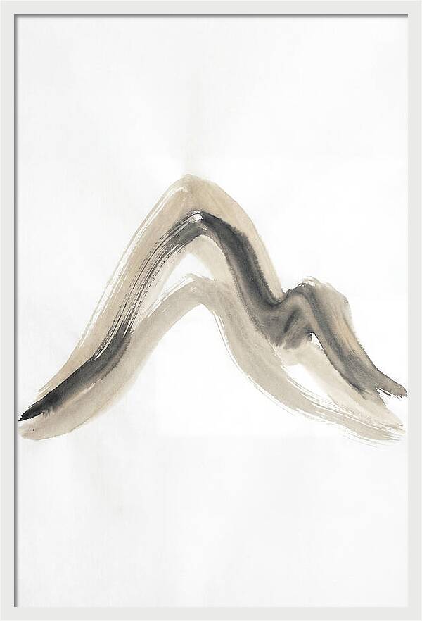 Abstract Mountain Serenity