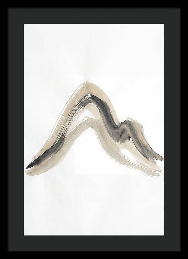 Abstract Mountain Serenity