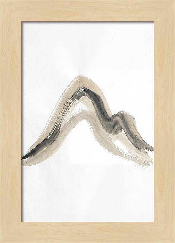 Abstract Mountain Serenity