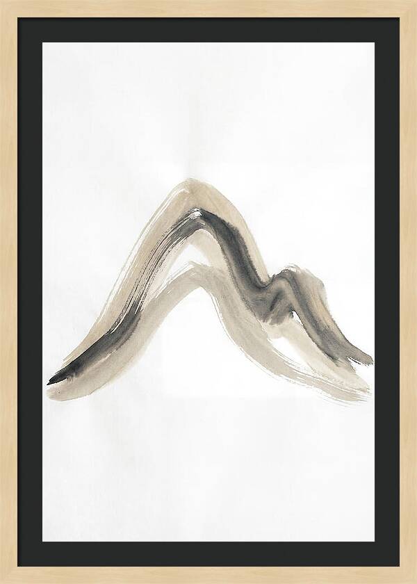 Abstract Mountain Serenity