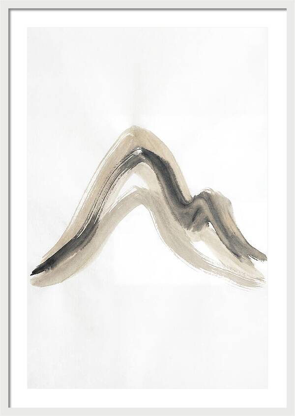 Abstract Mountain Serenity