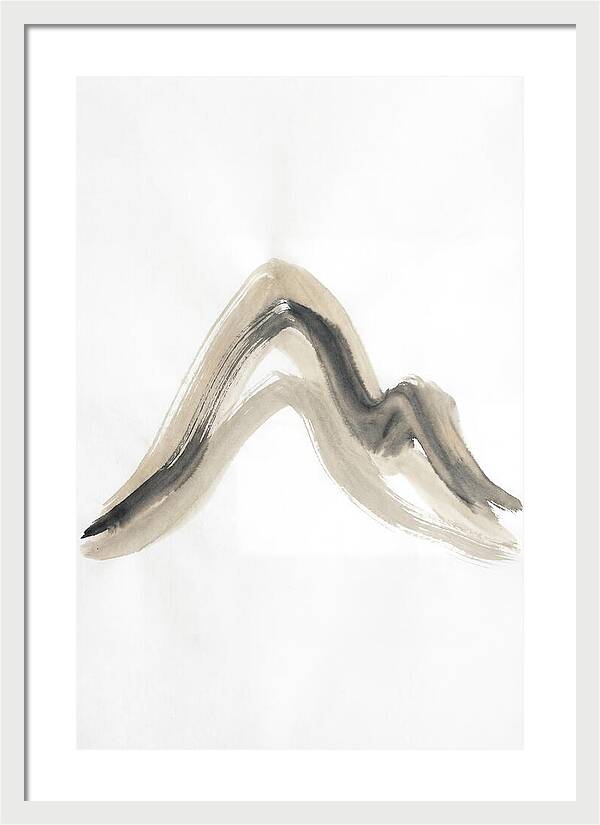 Abstract Mountain Serenity