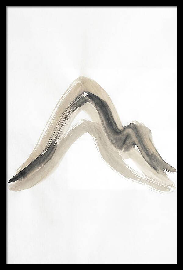 Abstract Mountain Serenity