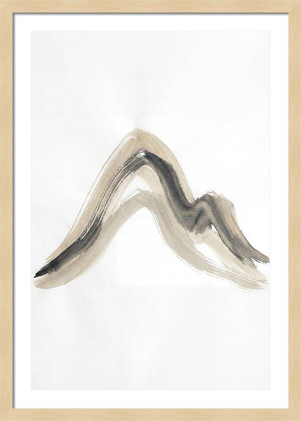 Abstract Mountain Serenity