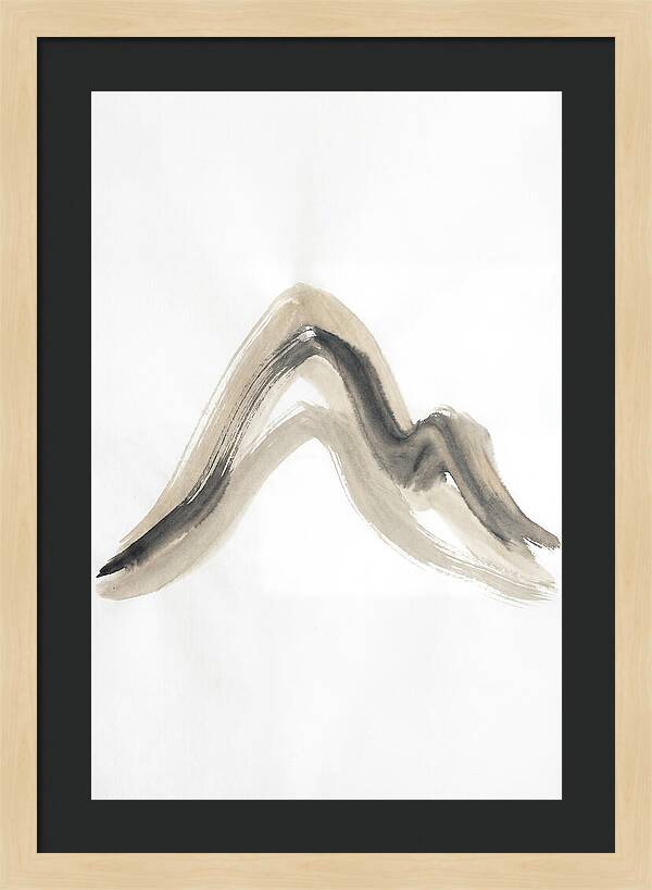 Abstract Mountain Serenity