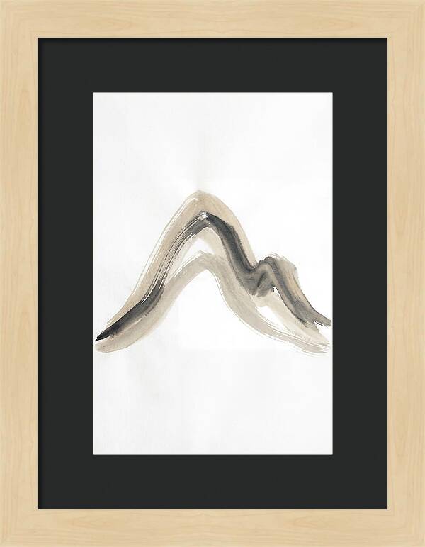 Abstract Mountain Serenity