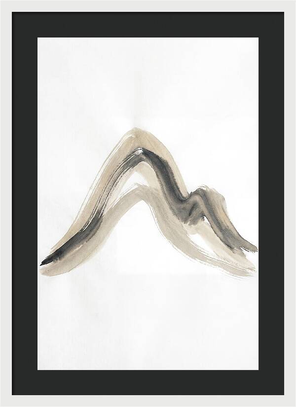 Abstract Mountain Serenity